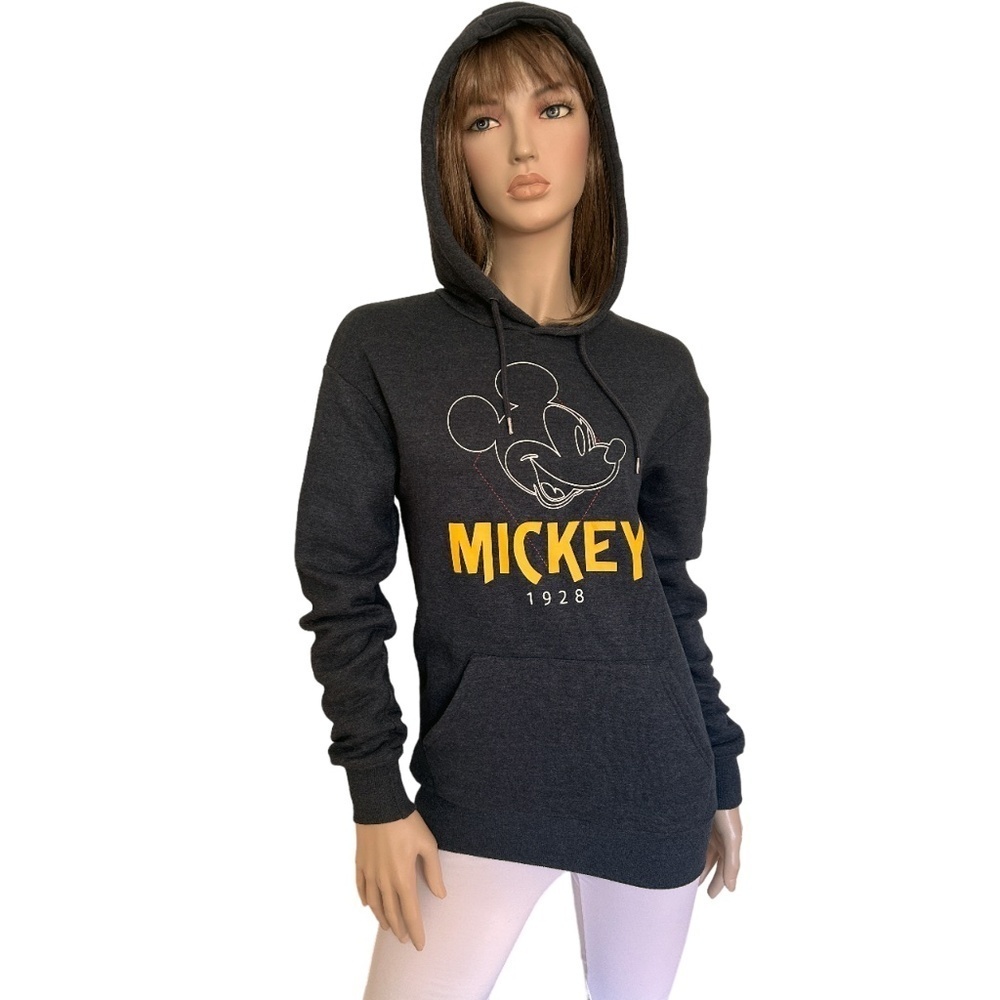 Primark Disney Sweatshirt Pouch Hoodie Mickey Mouse 1928 Fleece Lining NWOT